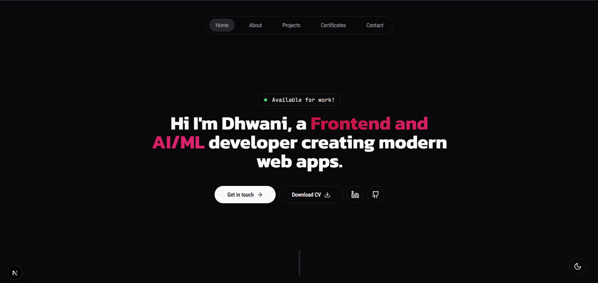 Personal Portfolio